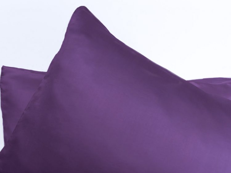 Purple Pure Silk Pillowcases